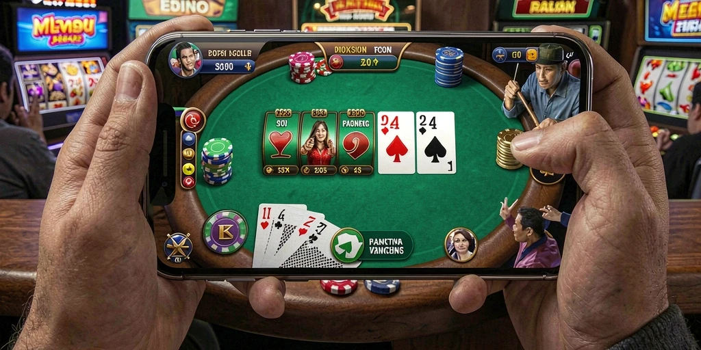 Screenshot memperlihatkan mode multiplayer yang seru dalam BAHAGIA777.