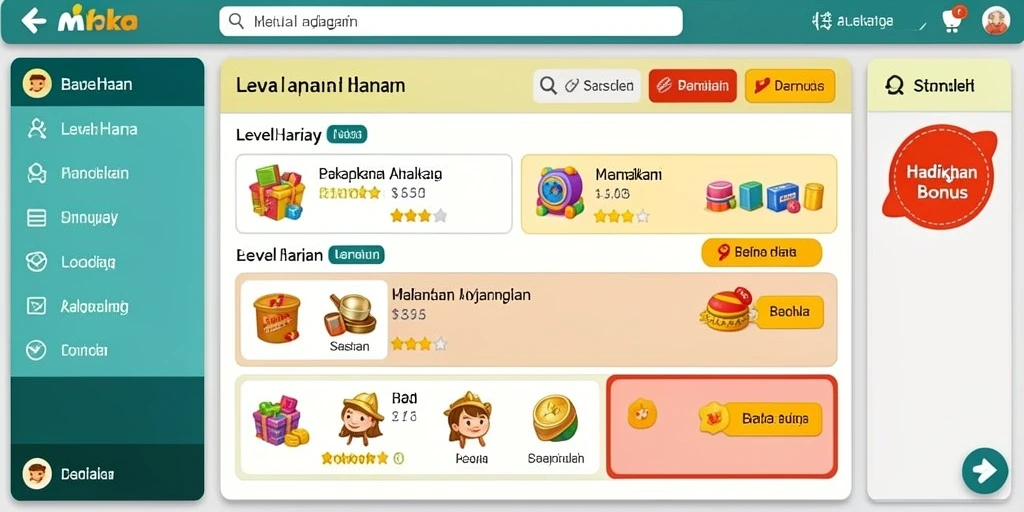 Aksi mendebarkan dalam setiap level permainan.
