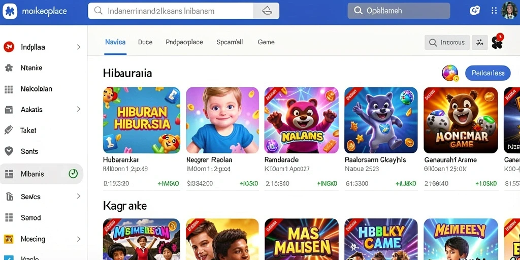 Grafis permainan yang memukau dan penuh warna.