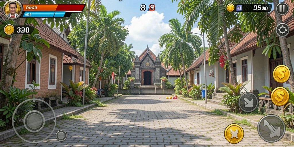 Momen seru dalam mode multiplayer bersama teman.