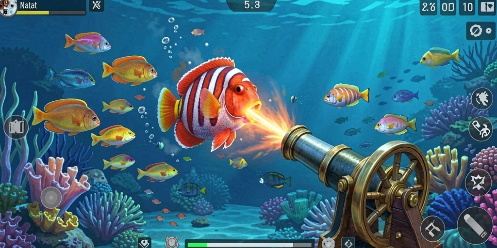 Tangkapan layar saat mode multiplayer sedang berlangsung.