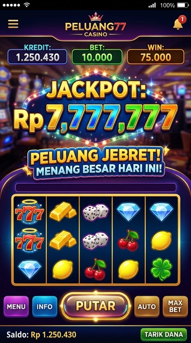 peluang77 — menu pengaturan